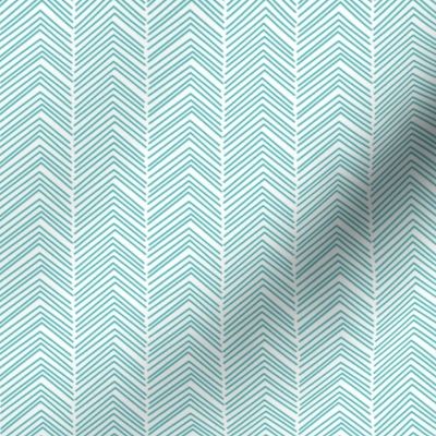 chevron love teal