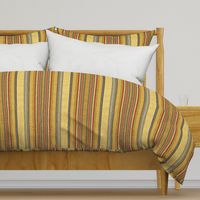 Patriot stripe linen in red, blue and tan