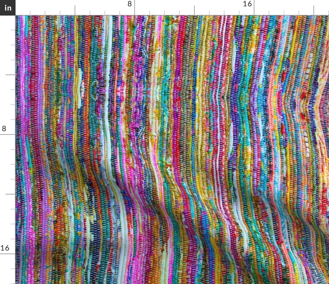 Colorful Sari Rug Print