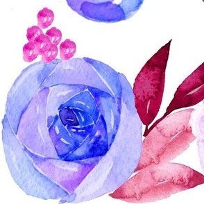 Sumer Blooms in Pinks, Blues, and Violets