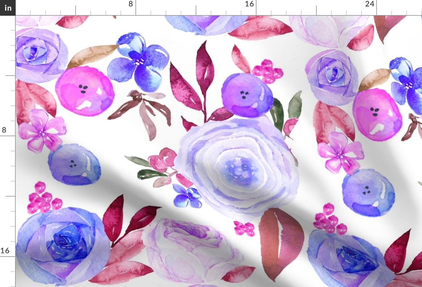 Sumer Blooms in Pinks, Blues, and Violets