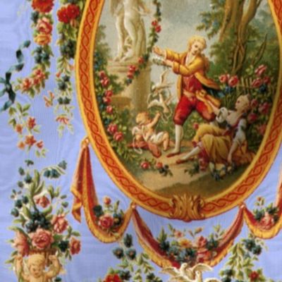 Rococo Swingers ~ King Louis Blue Moire