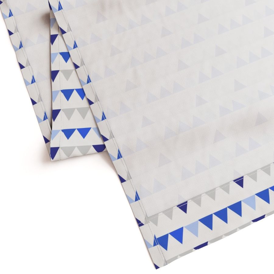 Blue and Grey Triangles