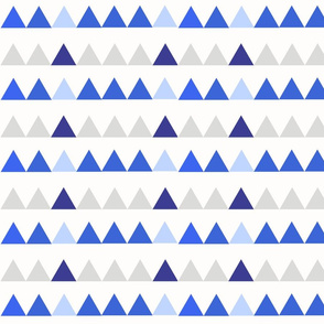 Blue and Grey Triangles