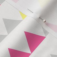 Pink, Yellow, Grey Triangles