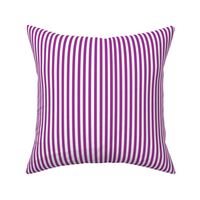 Perfectly Pinstripe in Violet // White 