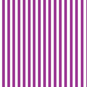 Perfectly Pinstripe in Violet // White 