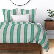 Beach faux linen stripe