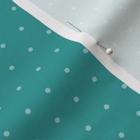 turquoise dots