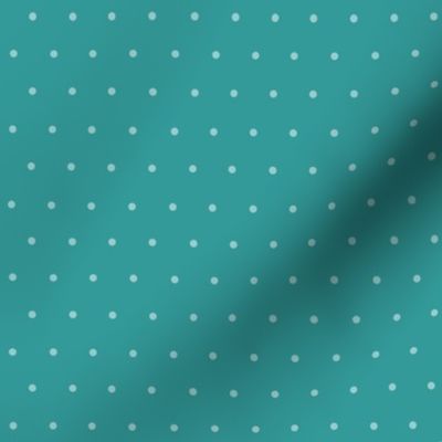 turquoise dots