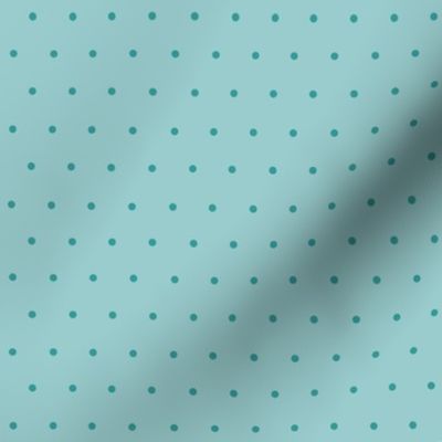 turquoise dots