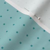 turquoise dots