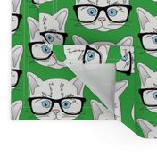 Kitten Hipster Green