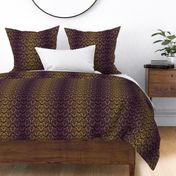 honey and thistle ombre purple and gold