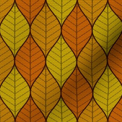 01874061 : symmetric sine leaf 3 : autumn