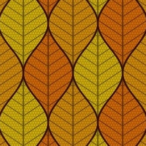 01874061 : symmetric sine leaf 3 : autumn