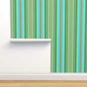 Cabana Beach Stripe in blue green and taupe