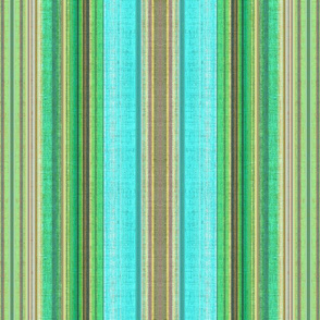 Cabana Beach Stripe in blue green and taupe