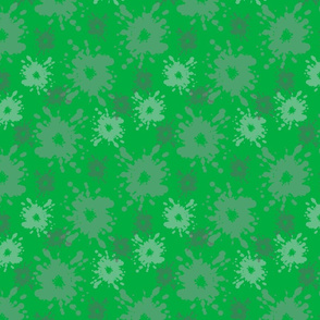 Paintball Splatter - dark green