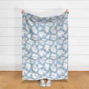 Blue Gray Geometric