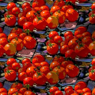 Tomatoes on Tiles