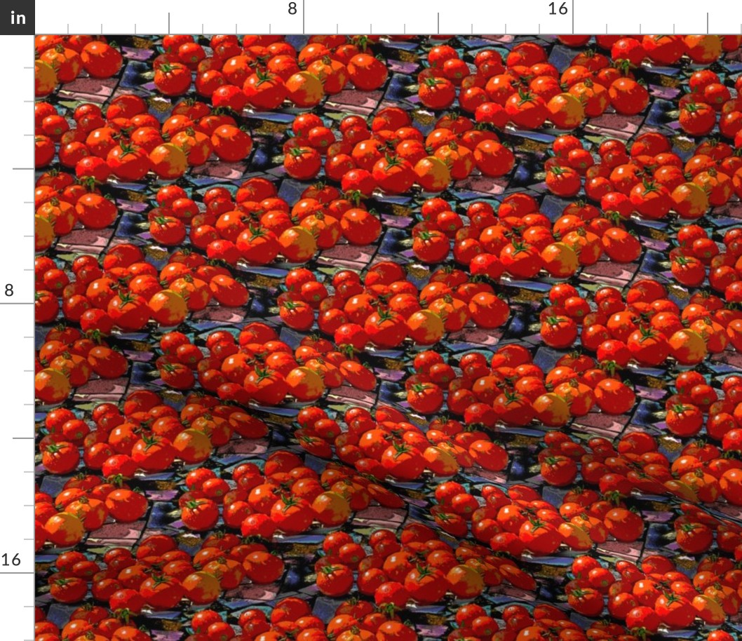 Tomatoes on Tiles