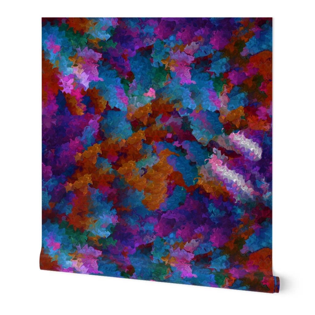 Rainbow Explosion Fractal Waves