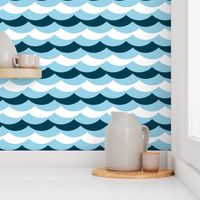 01876414 : scallop wave zigzags : sailing