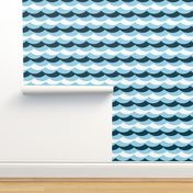 01876414 : scallop wave zigzags : sailing