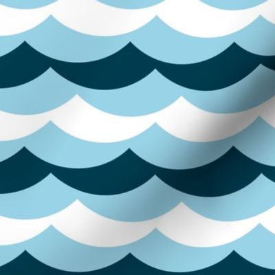 01876414 : scallop wave zigzags : sailing