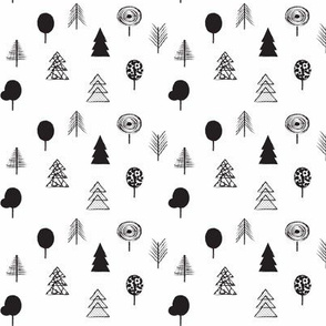 B&W trees SMALL