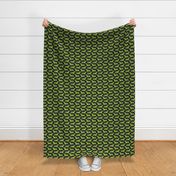 Polka Dachshunds (Black and Green)