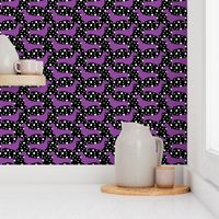 Polka Dachshunds (Black and Purple)