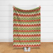 Yuletide Glitter Ikat Chevron