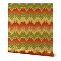 Yuletide Glitter Ikat Chevron