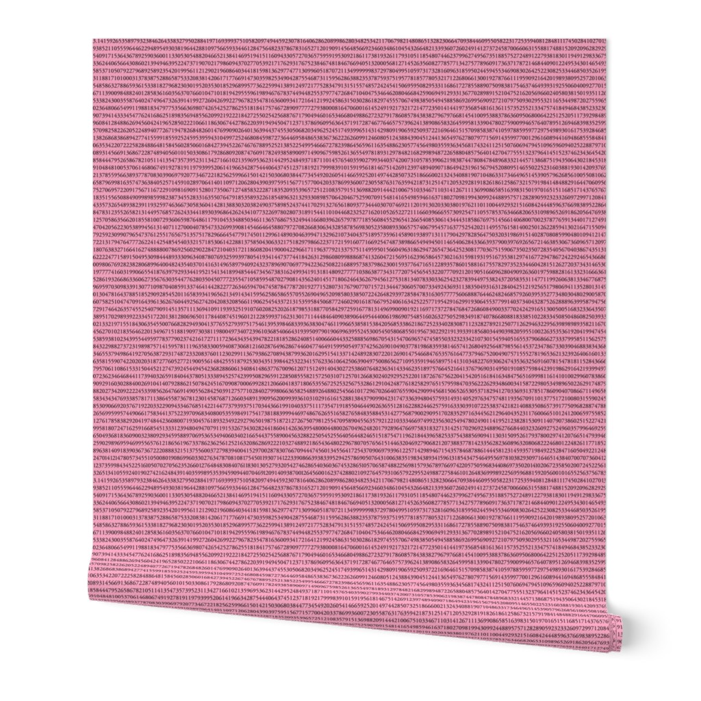 10,000 pieces of pi (frosting pink)