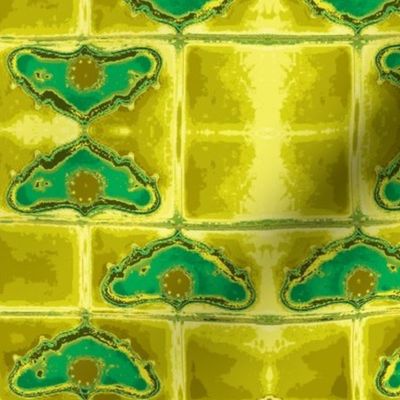 Art Nouveau39-green/yellow