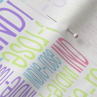 Personalised Name Fabric - Brights