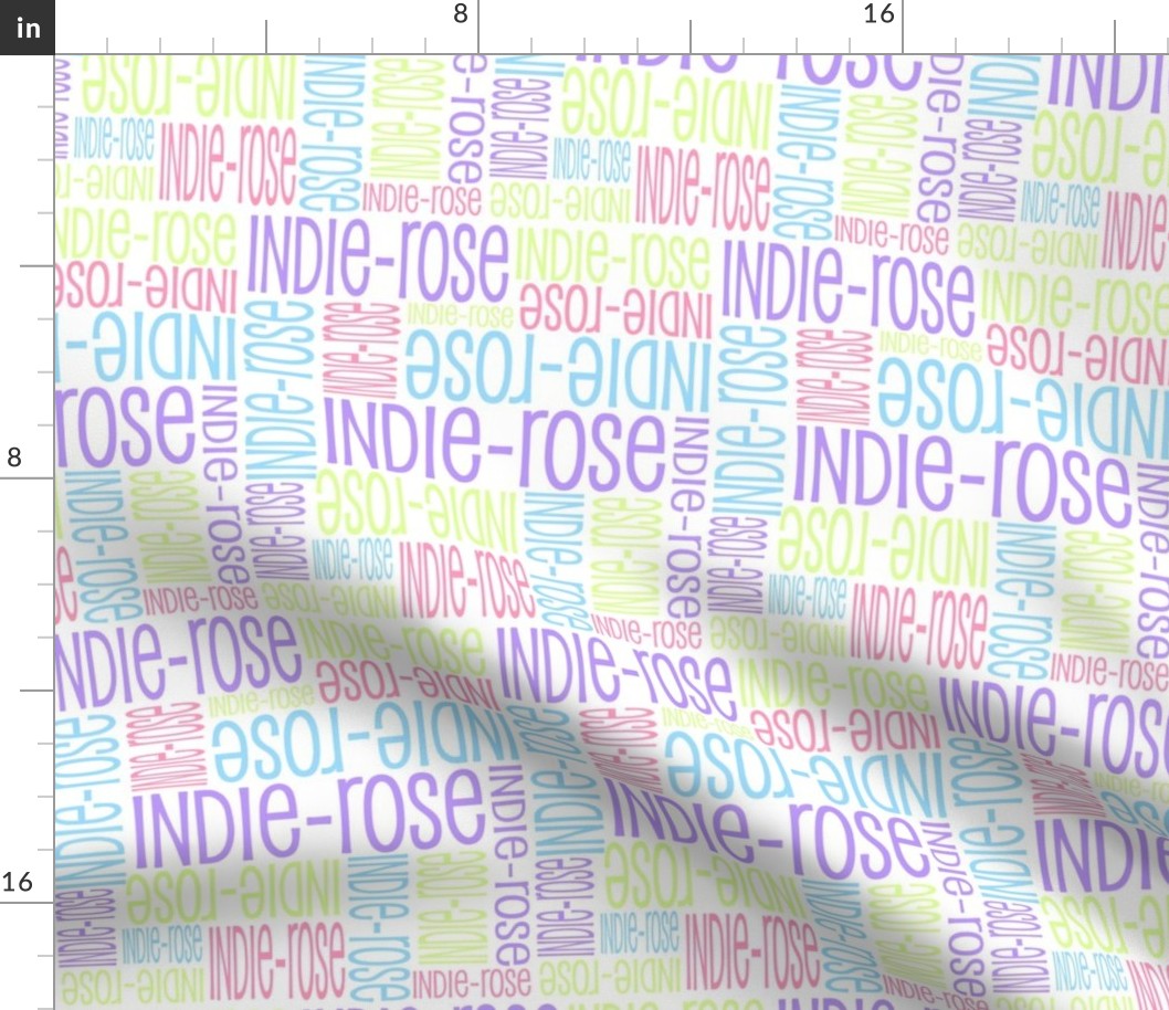 Personalised Name Fabric - Brights