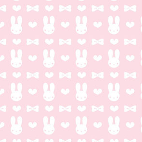 Pretty Bunny Pattern-Pink