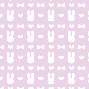 Pretty Bunny Pattern-Purple