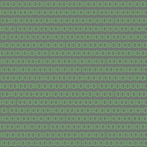 Robot Binary (Green & Gray)
