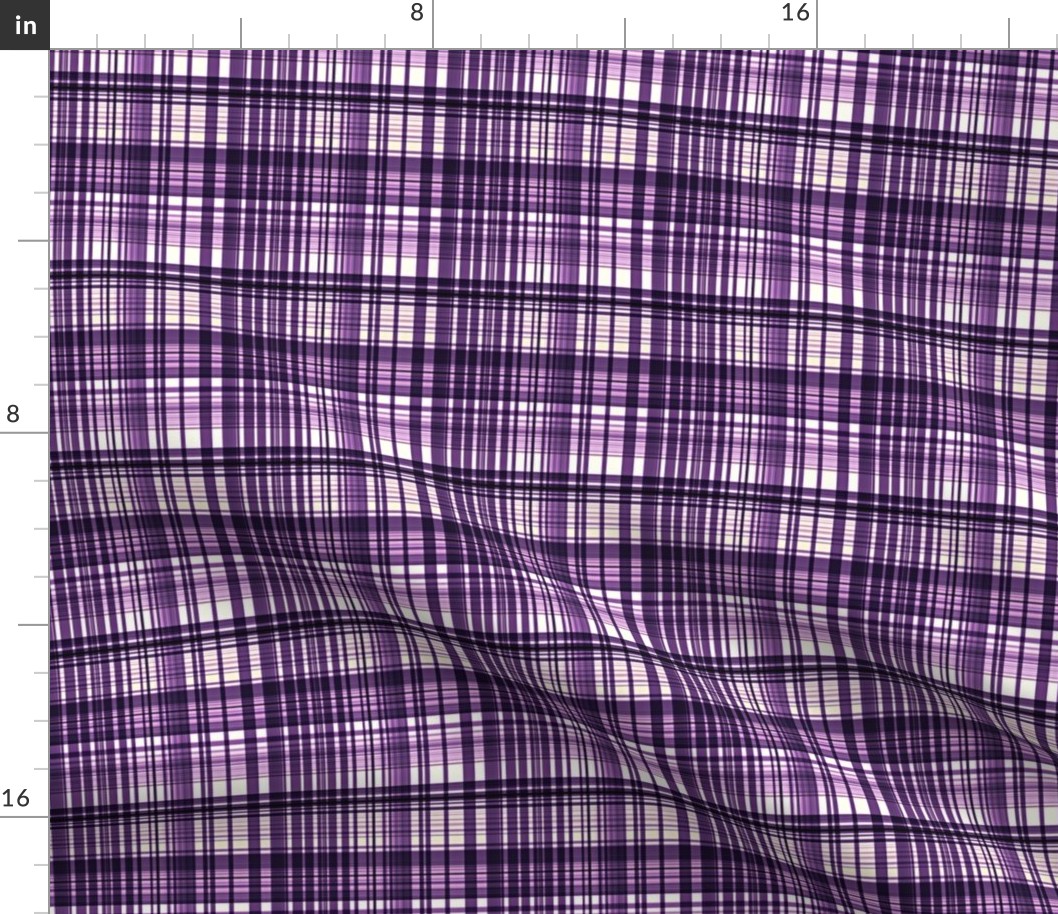 plum mad plaid