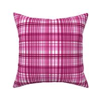 Raspberry sorbet plaid