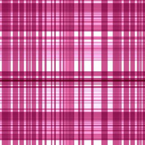 Raspberry sorbet plaid