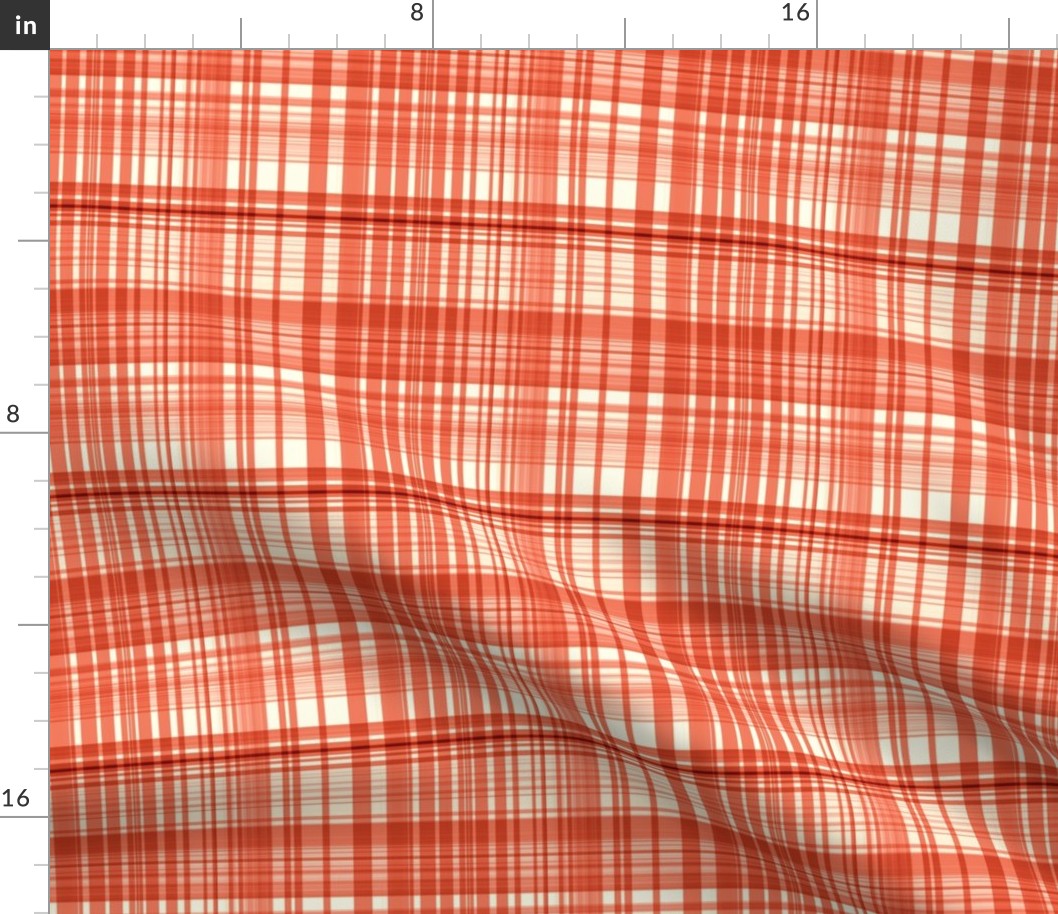 Tangerine plaid