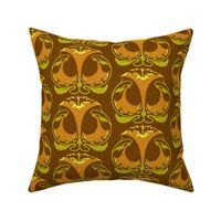 Art Nouveau30-orange/brown