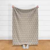 Imperial Trellis-Light Brown/White-Reverse-Large