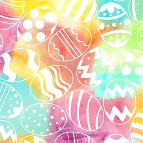 Watercolored Eggs