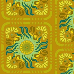 Art Nouveau17-gold/green